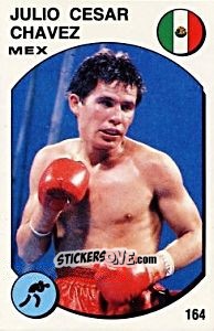 Sticker Julio Cesar Chavez - Supersport 1988 n. 164 - Panini