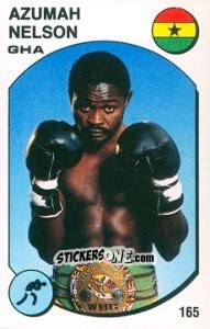 Sticker Azumah Nelson - Supersport 1988 n. 165 - Panini