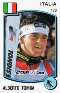 Sticker Alberto Tomba - Supersport 1988 n. 173 - Panini
