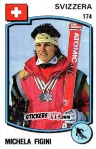 Sticker Michela Figini - Supersport 1988 n. 174 - Panini