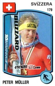 Sticker Peter Muller - Supersport 1988 n. 179 - Panini
