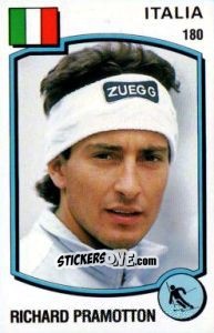 Sticker Richard Pramotton - Supersport 1988 n. 180 - Panini