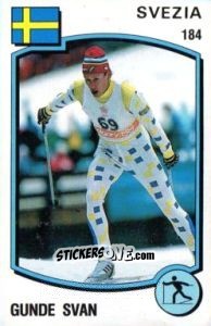 Sticker Gunde Svan - Supersport 1988 n. 184 - Panini