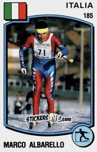 Sticker Marco Albarello - Supersport 1988 n. 185 - Panini