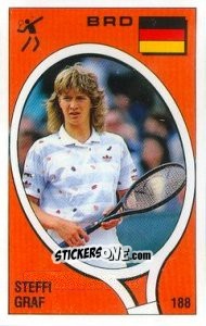 Sticker Steffi Graf - Supersport 1988 n. 188 - Panini