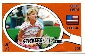 Sticker Chris Evert - Supersport 1988 n. 200 - Panini