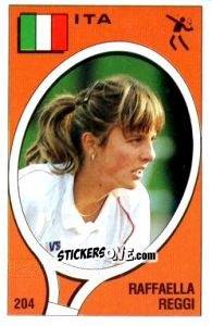 Sticker Raffaella Reggi - Supersport 1988 n. 204 - Panini