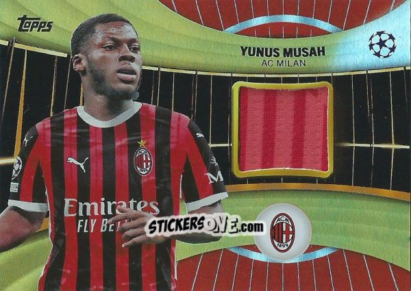 Sticker Yunus Musah - UEFA Club Competitions 2024-2025
 n. SR-YM - Topps