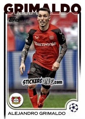 Sticker Alejandro Grimaldo - UEFA Club Competitions 2024-2025
 n. 3 - Topps