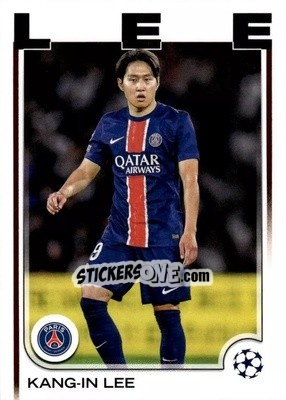 Sticker Kang-in Lee - UEFA Club Competitions 2024-2025
 n. 4 - Topps