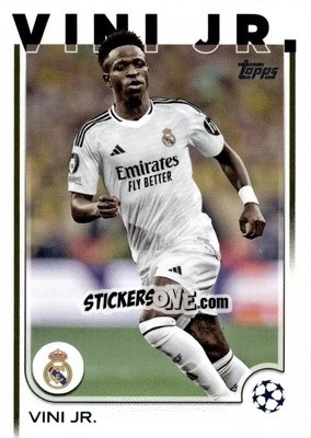 Sticker Vini Jr. - UEFA Club Competitions 2024-2025
 n. 7 - Topps