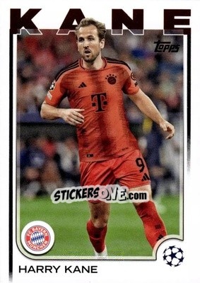 Sticker Harry Kane - UEFA Club Competitions 2024-2025
 n. 10 - Topps