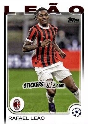 Sticker Rafael Leão - UEFA Club Competitions 2024-2025
 n. 11 - Topps