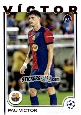 Sticker Pau Víctor - UEFA Club Competitions 2024-2025
 n. 16 - Topps