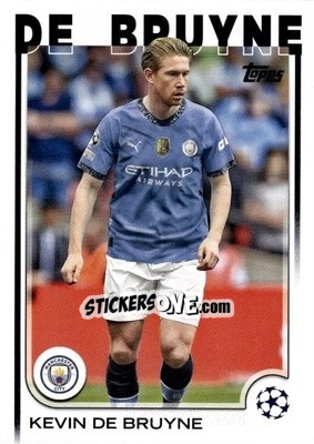 Sticker Kevin De Bruyne - UEFA Club Competitions 2024-2025
 n. 17 - Topps