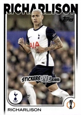 Sticker Richarlison - UEFA Club Competitions 2024-2025
 n. 18 - Topps