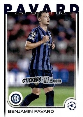 Sticker Benjamin Pavard - UEFA Club Competitions 2024-2025
 n. 20 - Topps