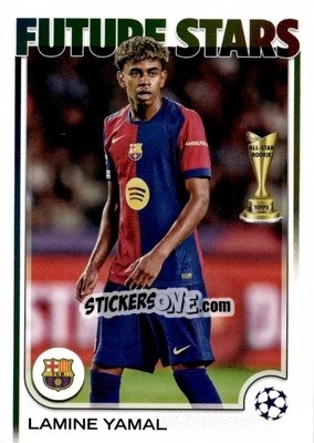Sticker Lamine Yamal - UEFA Club Competitions 2024-2025
 n. 27 - Topps