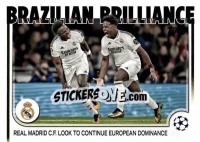 Sticker Real Madrid C.F. - UEFA Club Competitions 2024-2025
 n. 28 - Topps