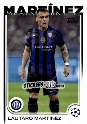 Sticker Lautaro Martínez - UEFA Club Competitions 2024-2025
 n. 50 - Topps
