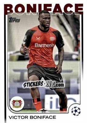 Sticker Victor Boniface - UEFA Club Competitions 2024-2025
 n. 54 - Topps
