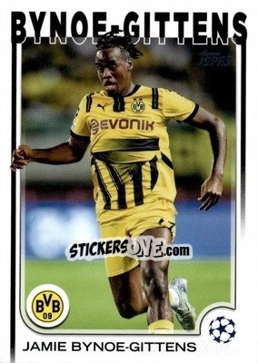 Sticker Jamie Bynoe-Gittens - UEFA Club Competitions 2024-2025
 n. 58 - Topps