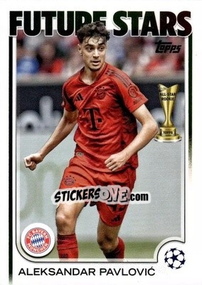 Sticker Aleksandar Pavlović - UEFA Club Competitions 2024-2025
 n. 61 - Topps