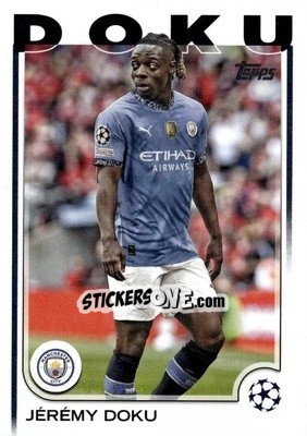 Sticker Jérémy Doku - UEFA Club Competitions 2024-2025
 n. 69 - Topps