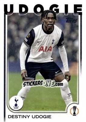 Sticker Destiny Udogie - UEFA Club Competitions 2024-2025
 n. 71 - Topps