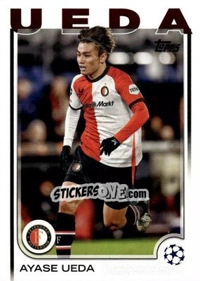 Sticker Ayase Ueda - UEFA Club Competitions 2024-2025
 n. 74 - Topps