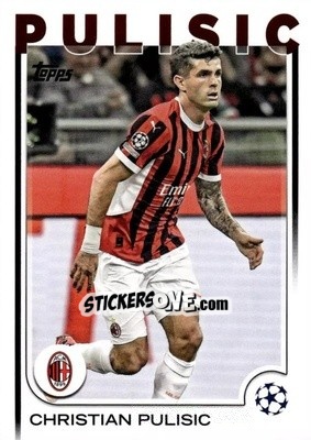 Sticker Christian Pulisic - UEFA Club Competitions 2024-2025
 n. 76 - Topps