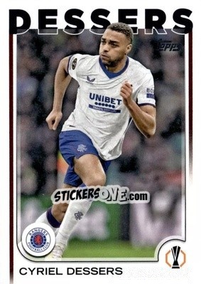 Sticker Cyriel Dessers - UEFA Club Competitions 2024-2025
 n. 80 - Topps