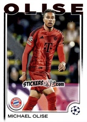 Sticker Michael Olise - UEFA Club Competitions 2024-2025
 n. 81 - Topps