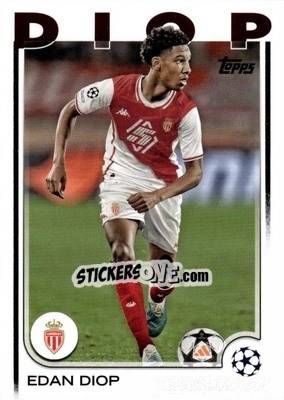 Sticker Edan Diop - UEFA Club Competitions 2024-2025
 n. 85 - Topps