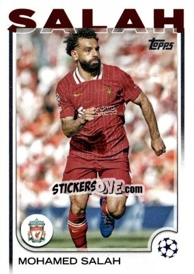 Sticker Mohamed Salah - UEFA Club Competitions 2024-2025
 n. 87 - Topps