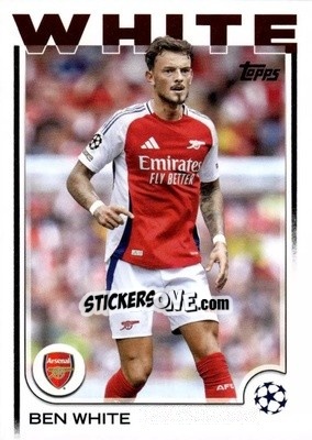 Sticker Ben White - UEFA Club Competitions 2024-2025
 n. 95 - Topps