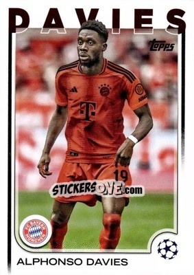 Sticker Alphonso Davies - UEFA Club Competitions 2024-2025
 n. 96 - Topps