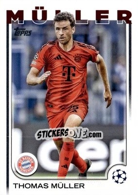 Sticker Thomas Müller - UEFA Club Competitions 2024-2025
 n. 99 - Topps