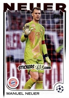 Sticker Manuel Neuer - UEFA Club Competitions 2024-2025
 n. 101 - Topps