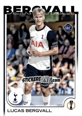 Sticker Lucas Bergvall - UEFA Club Competitions 2024-2025
 n. 112 - Topps