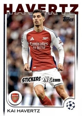 Sticker Kai Havertz - UEFA Club Competitions 2024-2025
 n. 125 - Topps