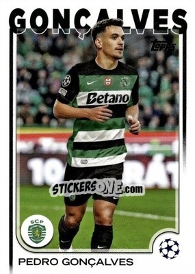 Sticker Pedro Gonçalves - UEFA Club Competitions 2024-2025
 n. 134 - Topps