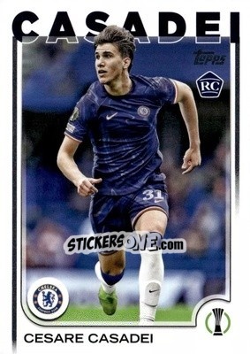 Sticker Cesare Casadei - UEFA Club Competitions 2024-2025
 n. 136 - Topps