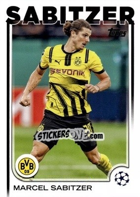 Sticker Marcel Sabitzer - UEFA Club Competitions 2024-2025
 n. 137 - Topps
