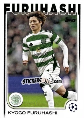Sticker Kyogo Furuhashi - UEFA Club Competitions 2024-2025
 n. 140 - Topps