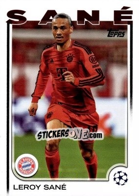 Sticker Leroy Sané - UEFA Club Competitions 2024-2025
 n. 141 - Topps