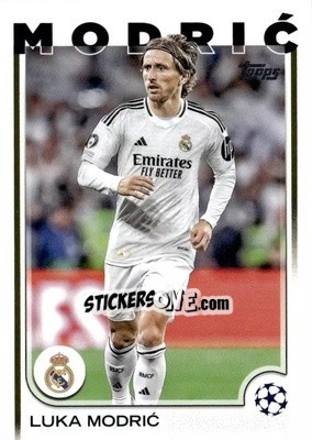 Sticker Luka Modrić - UEFA Club Competitions 2024-2025
 n. 149 - Topps
