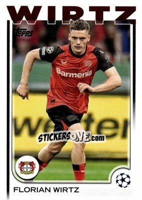 Sticker Florian Wirtz - UEFA Club Competitions 2024-2025
 n. 150 - Topps