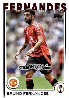 Sticker Bruno Fernandes - UEFA Club Competitions 2024-2025
 n. 152 - Topps
