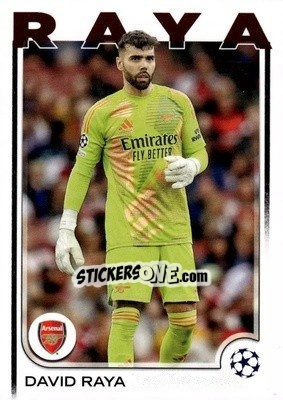 Sticker David Raya - UEFA Club Competitions 2024-2025
 n. 154 - Topps
